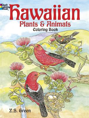 Hawaiian Plants and Animals Colouring Book