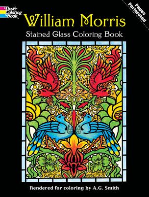 William Morris Stained Glass Coloring Book