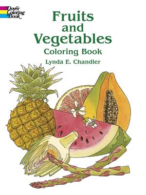 Fruits and Vegetables Colouring Book