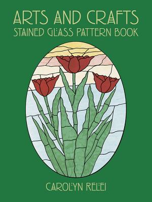 Arts & Crafts Stained Glass Pattern Book