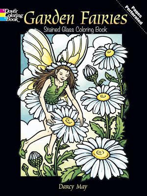 Garden Fairies Stained Glass Coloring Book