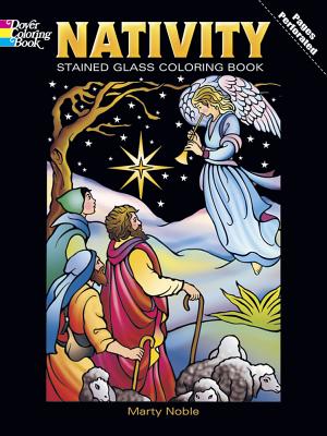 Nativity Stained Glass Coloring Book