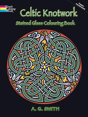 Celtic Knotwork, Stained Glass Coloring Book