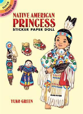 Native American Princess Sticker Paper Doll