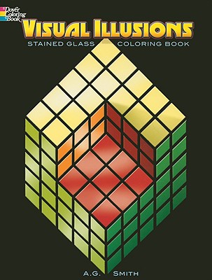 Visual Illusions Stained Glass Coloring Book