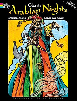 Classic Arabian Nights Stained Glass Coloring Book