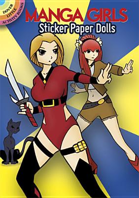 Manga Girls Sticker Paper Dolls