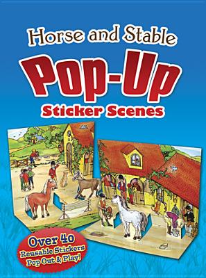 Horse and Stable Popup Sticker Scenes