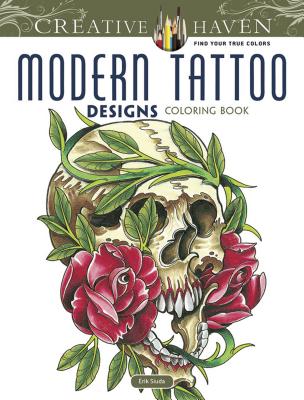 Creative Haven Modern Tattoo Designs Coloring Book