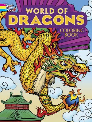 World of Dragons Coloring Book