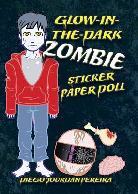 Glow-In-The-Dark Zombie Sticker Paper Doll