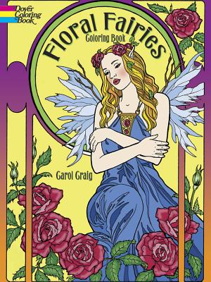 Floral Fairies Coloring Book