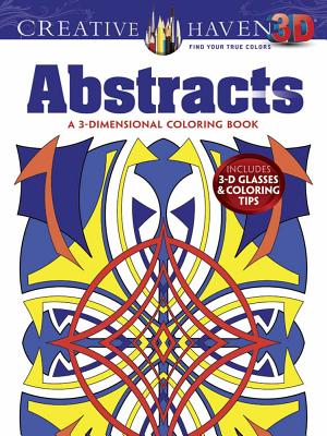 Creative Haven 3-D Abstracts Coloring Book