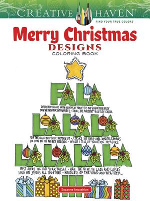 Creative Haven Merry Christmas Designs Coloring Book