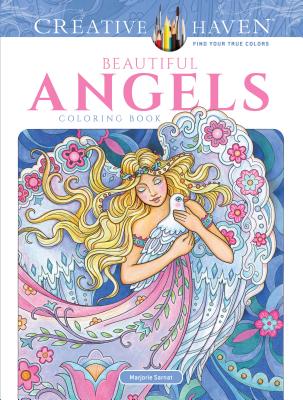 Creative Haven Beautiful Angels Coloring Book