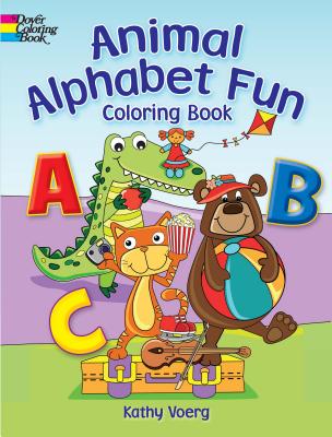 Animal Alphabet Fun Coloring Book