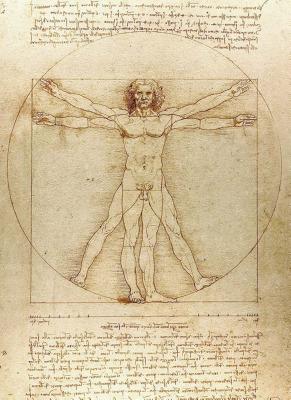 Vitruvian Man Notebook