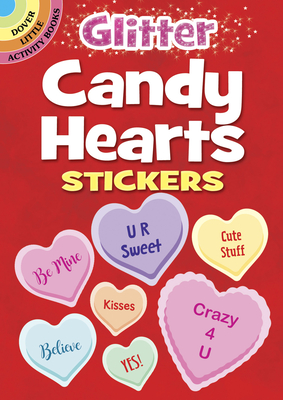 Glitter Candy Hearts Stickers