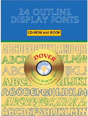 24 Outline Display Fonts CD-ROM and Book