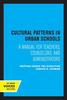 Cultural Patterns in Urban Schools