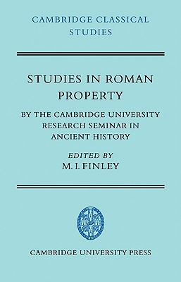 Studies in Roman Property