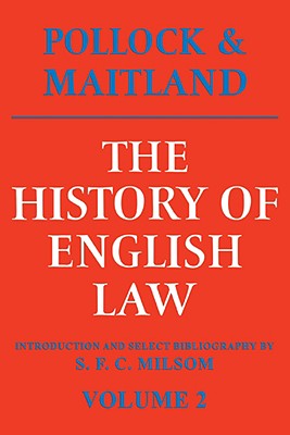 The History of English Law: Volume 2