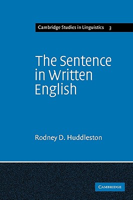 The Sentence in Written English