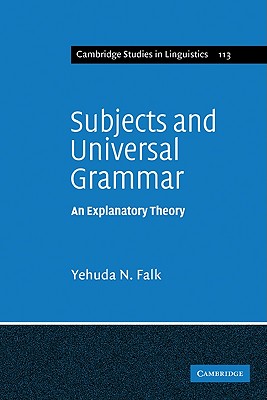 Subjects and Universal Grammar