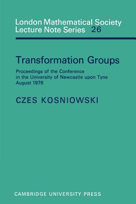 Transformation Groups