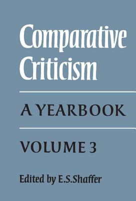 Comparative Criticism: Volume 3