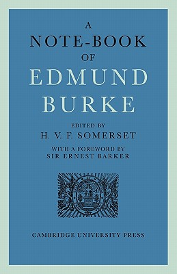 A Note-Book of Edmund Burke