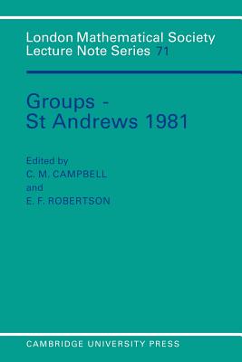 Groups - St Andrews 1981