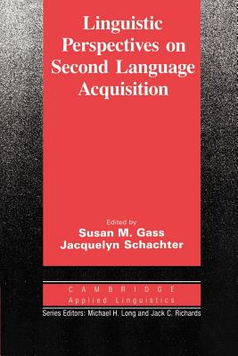 Linguistic Perspectives on Second Language Acquisition