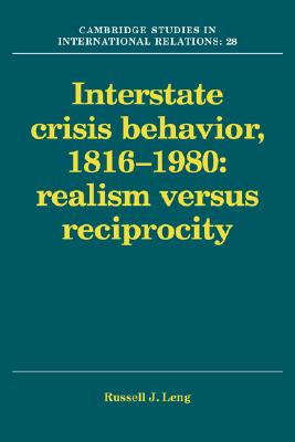 Interstate Crisis Behavior, 1816 1980