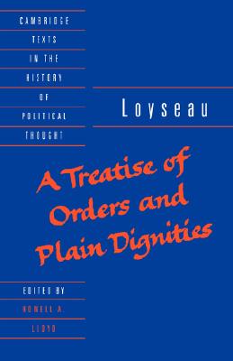 A Treatise of Orders and Plain Dignities