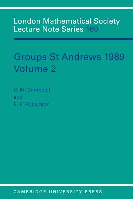 Groups St Andrews 1989: Volume 2