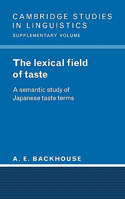 The Lexical Field of Taste