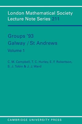 Groups '93 Galway/St Andrews: Volume 1