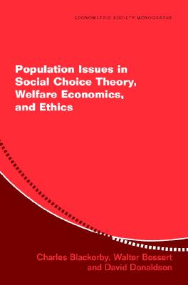 Population Issues in Social Choice Theory, Welfare Economics, and Ethics