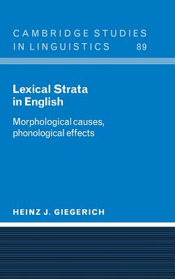 Lexical Strata in English