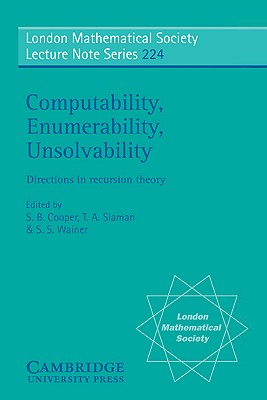 Computability, Enumerability, Unsolvability