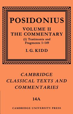 Posidonius: Volume 2, Commentary, Part 1