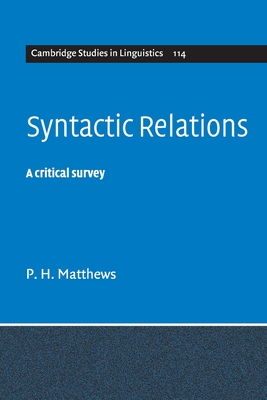 Syntactic Relations