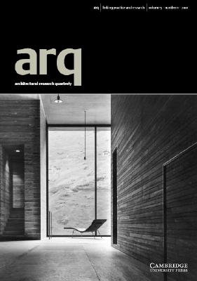 arq: Architectural Research Quarterly: Volume 5, Part 1