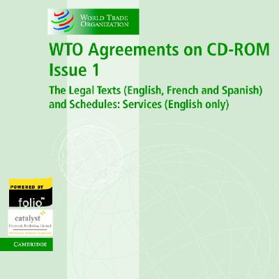 WTO Agreements on CD-ROM Issue 1