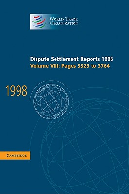 Dispute Settlement Reports 1998: Volume 8, Pages 3325-3764