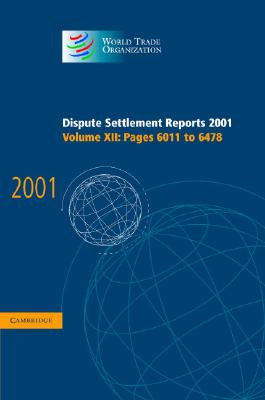 Dispute Settlement Reports 2001: Volume 12, Pages 6011-6478