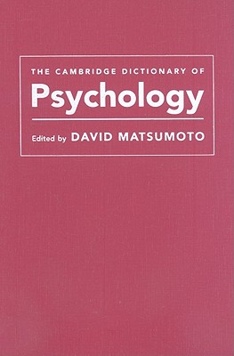 The Cambridge Dictionary of Psychology