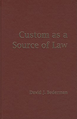 Custom as a Source of Law