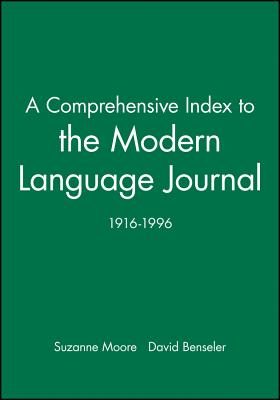 A Comprehensive Index to the Modern Language Journal